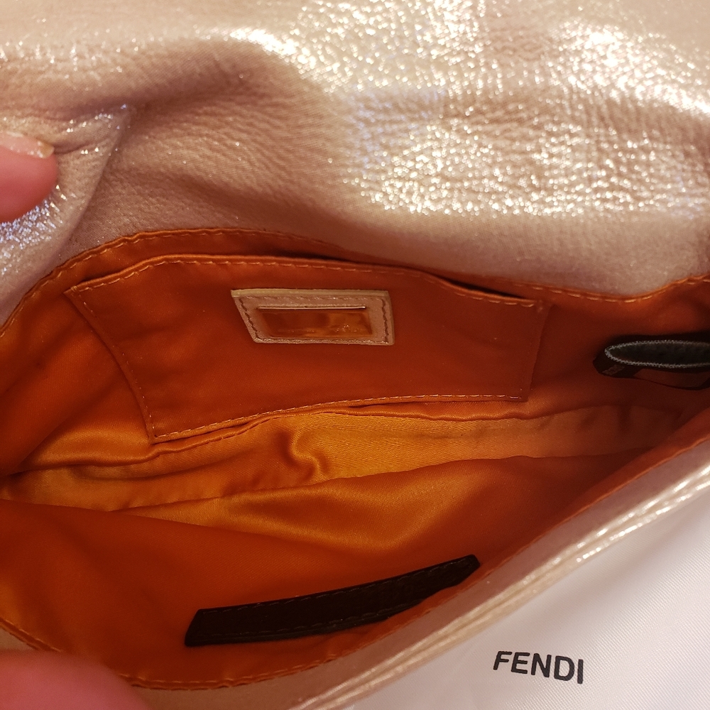 Fendi golden shimmer evening bag - Picture 4 of 11
